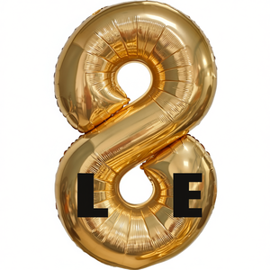 Globo Dorado con el Número 1, Modelo 50213, para Fiestas, Graduaciones, Día de la Madre, Año Nuevo Chino - Product Image 1