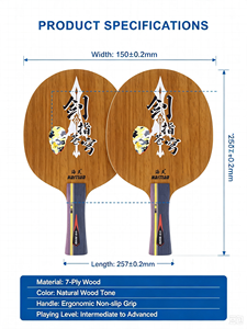 Pala de Tenis de Mesa Profesional de <span class=keywords><strong>7</strong></span> Capas de Fibra de Carbono ALC, Pala de <span class=keywords><strong>Ping</strong></span> <span class=keywords><strong>Pong</strong></span> Ofensiva, Admite Impresión de Logotipo Personalizado - Product Image 2