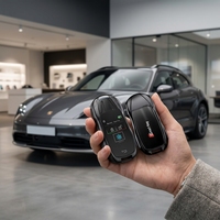 Kunci Mobil Universal dengan Tampilan Supercar, Cocok untuk Semua Model Start Satu Tombol, Menambahkan Fitur Keyless Entry