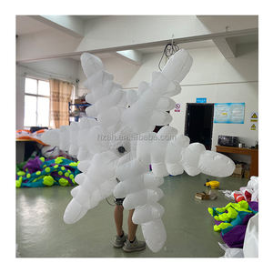 Iklan natal mengambang kepingan salju Parade kostum kinerja untuk display meriah dan pemasaran - Product Image 4