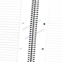 Cahiers à spirale directs d'usine rentables pour les achats de bureau des administrations scolaires