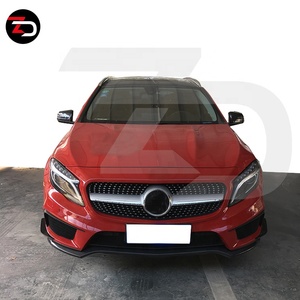 Kit carrozzeria stile GLA45 con paraurti minigonne laterali griglia principale per <span class=keywords><strong>Mercedes</strong></span> classe <span class=keywords><strong>GLA</strong></span> W156 <span class=keywords><strong>GLA</strong></span> 200 220 260 2015-2019 - Product Image 2
