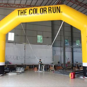 Inflatable the COLOR RUN Yellow Arch for Outdoor Commercial Advertising Sale Events - Product Image 1