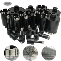 Cloche de perçage diamant filetage M14, 5/8 à 11, pour perçage à sec, noyau de granit 35mm
