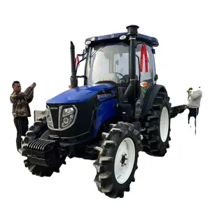 Tarım makineleri ve ekipmanları 90HP 4WD LOVOL tarım için kullanılan traktör