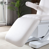 Table de massage esthétique électrique moderne à 3/4 moteurs en cuir synthétique, réglable en hauteur, pliable pour spa
