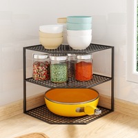 Organisateur de casseroles et poêles MSH, étagère de rangement multi-niveaux pour la cuisine, pour couvercles, ustensiles de cuisine