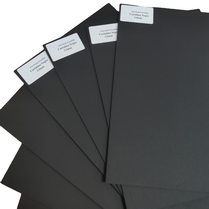 150g 180g 250g Black Cardboard Paper