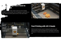 Printer 3D Snapmaker U1 Versi Global Empat Nozzle FDM untuk Konstruksi Industri, Laboratorium, dan Penggunaan Rumah, Pencetakan Multiwarna FDM 3D Printer