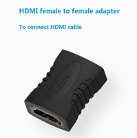 Kabel Adaptor HDMI Female ke HDMI Female Sambungan Langsung dari Pabrik