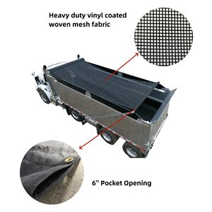 <span class=keywords><strong>Bâche</strong></span> en maille <span class=keywords><strong>pour</strong></span> camion à benne basculante haute résistance à la déchirure et anti-UV 8' X 18' et kit de rouleaux en tissu de <span class=keywords><strong>bâche</strong></span> en maille <span class=keywords><strong>pour</strong></span> remorques à benne basculante - Product Image 5