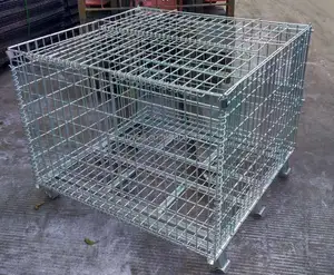 1000*800*840 Metalen Stapelbare Gaasopbergkooi Palletkooi