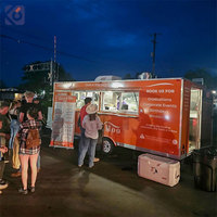 Camión de Comida Móvil Personalizado CAMPTRL USA con Cocina Completa para Hot Dogs, Snacks, Papas Fritas, Café, Helados, Remolque de Comida para Catering