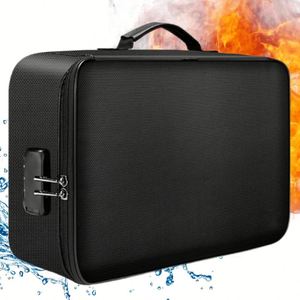 Bolsa de Almacenamiento de Documentos Impermeable y Resistente al Fuego OEM con Cierre de Cremallera, Certificación CE, Multifuncional para el Hogar y Viajes - Product Image 1