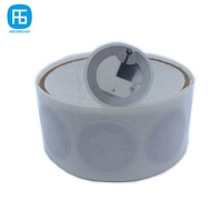 Dia 30mm Blank Writable NFC Chip Sticker 13.56 mhz RFID NFC Tracking Sticker Bulk Custom RFID NFC Asset Tags