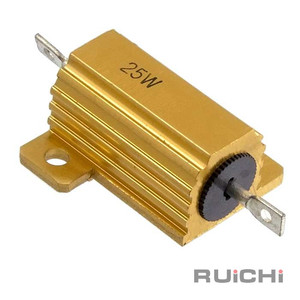 Ruichi rx24 0.1r-10k 5% 5W 10W 25W 50W 75W 100W 150W 200W 300W 500W 1000W vàng vỏ nhôm điện trở - Product Image 3
