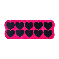 Nouveau design antidérapant TPR Back tapis de Saint Valentin tapis de touffetage tapis coeur rose