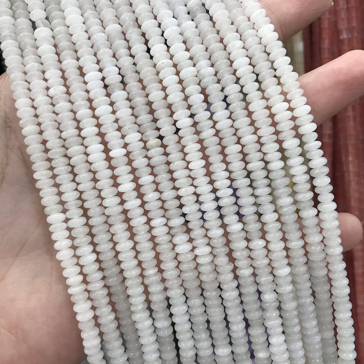 Hot Selling Natural Crystal Loose Stone Beads 2*4mm Gemstones Handmade Beads Mix Colour Polish Style for Jewelry Making