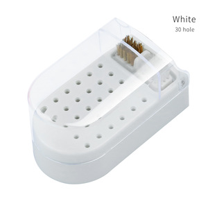 30 Holes Nail <b>Drill</b> Bits Display Holder Plastic Storage Container Organizer Stand for Nail Salon Manicure Tools Accessories - Product Image 5