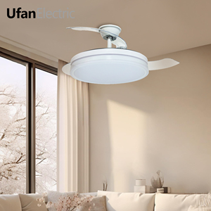 Thiết kế mới DC động cơ LED sắt quạt trần với điều khiển từ xa 42-inch lưỡi hiện đại phòng khách chiếu sáng - Product Image 4