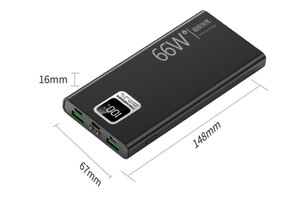 พาวเวอร์แบงค์ USB สองช่อง10000มิลลิแอมป์ต่อชั่วโมงพร้อมเครื่องชาร์จเร็วแบบพกพา20วัตต์พาวเวอร์แบงค์สำหรับ <span class=keywords><strong>iPhone</strong></span> 13 <span class=keywords><strong>12</strong></span> <span class=keywords><strong>Pro</strong></span> - Product Image 2