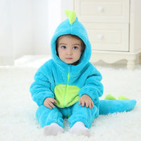 TONWHAR camouflage dinosaure barboteuse halloween animal costume pour les tout-petits combinaison à capuche