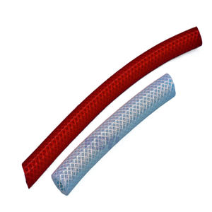 Tuyau en silicone de qualité alimentaire renforcé avec un gaine tressée en silicone, gaine tressée en silicone pour la gestion des câbles d'équipement médical - Product Image 5