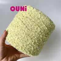 Fil Bouclé Italie en Gros Marque OUNI Tendance Instagram Fil Chauffant Hiver Crochet 1/2.3Nm 20% Alpaga 20% Laine 10% Nylon 50% Acrylique