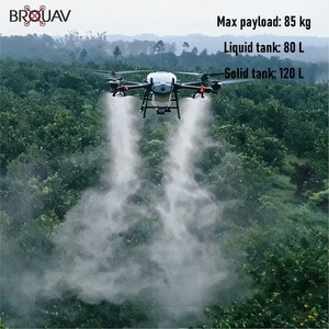 Dron Pulverizador Agrícola BROUAV 80L para Aplicaciones Agrícolas - Product Image 2