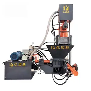 Manganese briquettes waste metal horizontal briquetting machine for titanium shaving chips