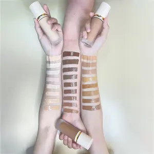 Marca privada, larga duración, cobertura completa, <span class=keywords><strong>maquillaje</strong></span>, base líquida <span class=keywords><strong>para</strong></span> pieles oscuras - Product Image 1
