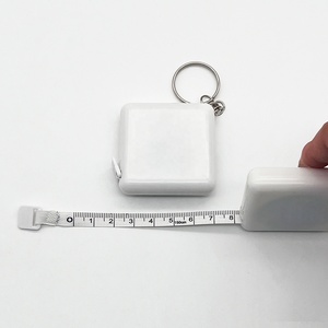 Khuyến Mại 150Cm 60Inch Hai Mặt Khuyến Mại Văn Phòng Cai Trị Kỹ Thuật Số Đo Băng Keychain Biểu Tượng Tùy Chỉnh Mini Mềm Băng Đo - Product Image 5