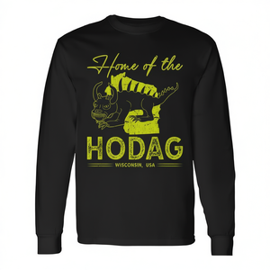 Home Of The Hodag Wisconsin T-shirt à manches longues avec motif de monstre cryptide - Product Image 2