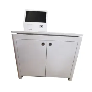 Touchscreen Barcode Uhf Rfid Scanner Rfid Self Check Out Kleding Kopen Machine Mentale Box Kiosk