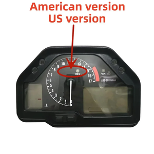 Meteran pengukur Odometer instrumen Speedometer, instrumen Speedometer Odometer untuk <span class=keywords><strong>Honda</strong></span> AS versi Amerika CBR600RR CBR600 RR F5 2003-2006 Kilometer Tachometer - Product Image 6