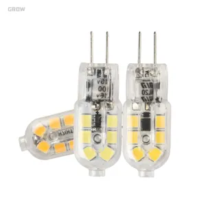 LED Prix promotionnel d'usine, mini <span class=keywords><strong>ampoule</strong></span> AC12V 1.4W lumière blanche chaude sans filtre Ampoules <span class=keywords><strong>G4</strong></span> adaptées à la <span class=keywords><strong>hotte</strong></span> d'armoire - Product Image 1