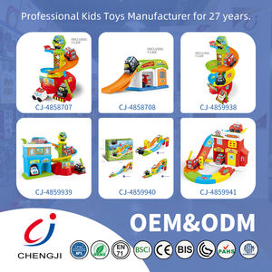 Chengji rotatif Parking <span class=keywords><strong>Garage</strong></span> jouet dessin animé coloré éducation aventure Preshcool course piste coulissante jouet cloche piste tour jouet - Product Image 6