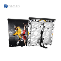 Kabinet LED Die Cast Magnesium Kosong Tahan Air Luar Ruangan 960x960mm untuk Layar LED Pertandingan Sepak Bola Kecerahan 5000cd Garansi 3 Tahun