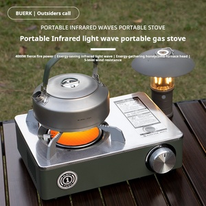 Réchaud à gaz infrarouge portable AZ01, réchaud de camping coupe-vent, cuisinière pliable pour une cuisson rapide, plage, pique-nique, randonnée, barbecue - Product Image 2