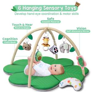 Desarrollo <span class=keywords><strong>de</strong></span> habilidades Montessori Actividad lavable Desorden sensorial Juguetes Animal Sensorial Bebé Jugar <span class=keywords><strong>Gimnasio</strong></span> Mat para niños autistas - Product Image 5