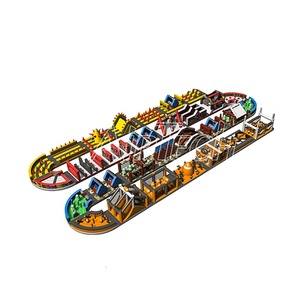 Offre Spéciale team building ninja <span class=keywords><strong>obstacles</strong></span> équipement de jeu souple sauter piste de course adulte parcours d'<span class=keywords><strong>obstacles</strong></span> gonflable pour l'extérieur - Product Image 2