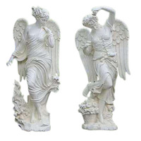 Moules pour ornements de jardin, moules pour sculpture en ciment, moules en béton sur mesure, statue d'ange en fibre de verre