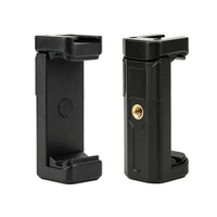 Support de téléphone portable en plastique pour griffe porte-accessoire, clip pour smartphone, perche à selfie, pince pour trépied, accessoires de vlog - Vente en gros