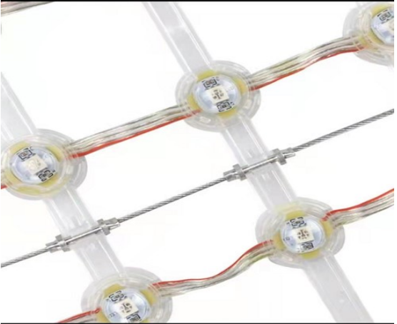High Brightness Flexible Transparent LED Mesh Screen Display Transparent LED Screen