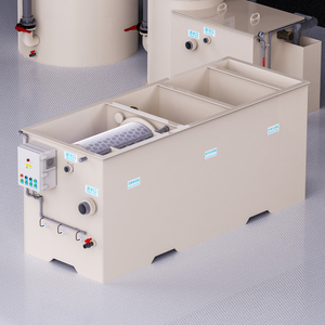 Sistema di filtro a tamburo rotante RAS 5-50m3/h per serbatoi Koi con materiale UV & Bio nuovo PP - Product Image 1