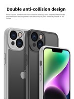 Étui de téléphone antichoc avec airbag pour Xiaomi Redmi Note 15 Pro+ Texture mate soyeuse Étui de téléphone haut de gamme pour Redmi Note 15 Pro