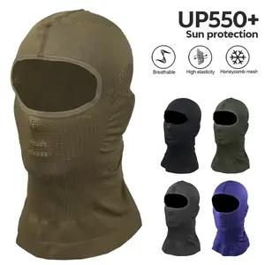 Masker taktis wajah penuh, topi bersepeda sepeda Hiking syal memancing papan salju masker Ski topi tudung sepeda motor untuk pria wanita - Product Image 4