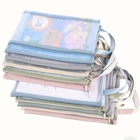 Pochette zippée personnalisée en maille de nylon double couche respirante et transparente pour livres, voyages, artisanat, cadeaux de fête, jouets et rangement de puzzles