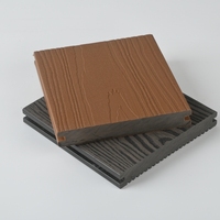 Dalles de terrasse WPC lisses, imperméables, antidérapantes, à emboîtement, aspect bois composite, pour jardin