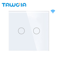 Interrupteur intelligent Wi-Fi du fabricant Tuya, sans neutre requis, panneau tactile, certification CE CB